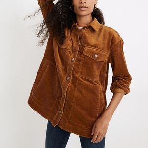 Madewell Yorkway Corduroy Shirt Jacket Shacket